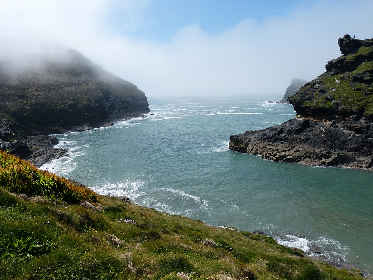 cornwall boscastle coast free photo