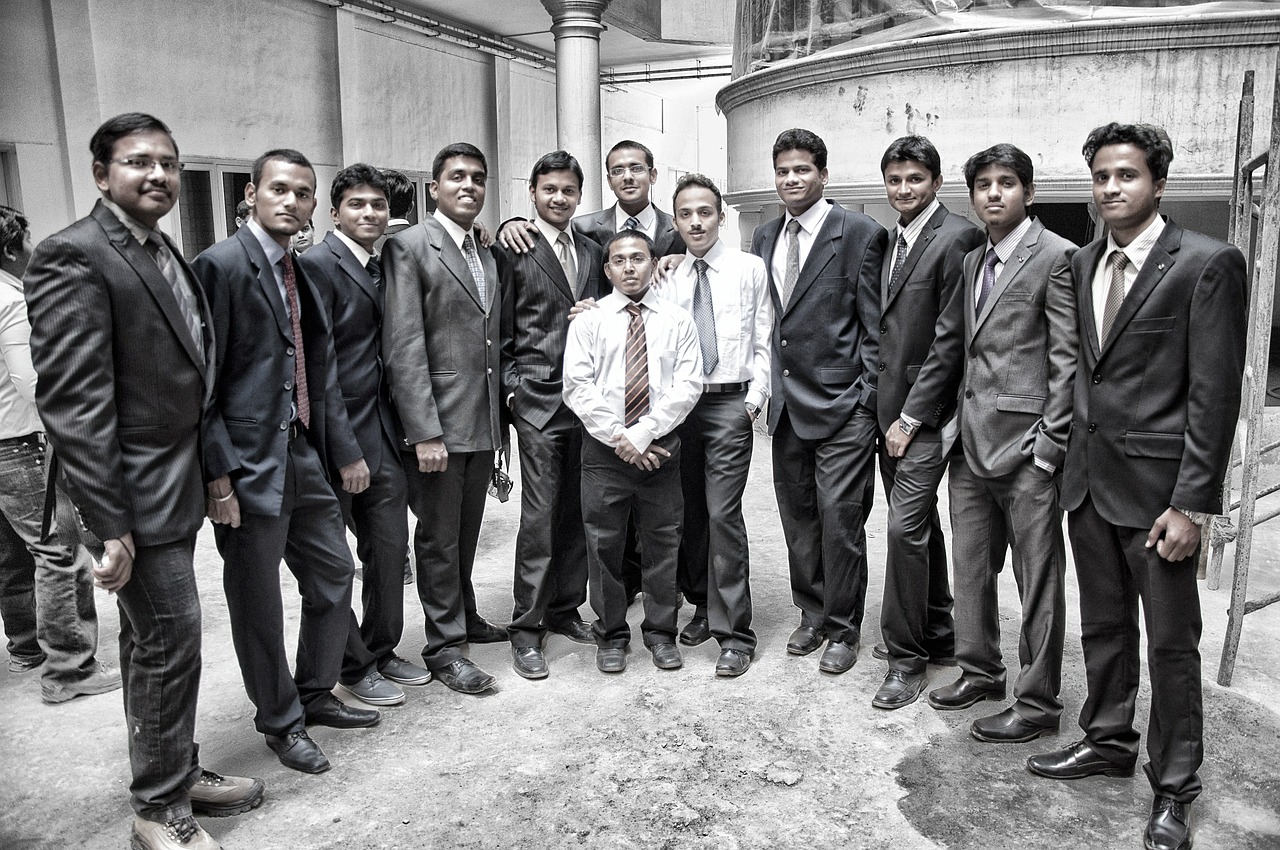 corporate college students boss free photo