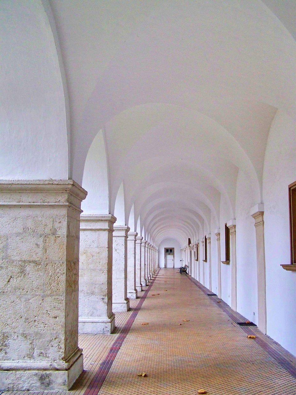 corridor  arches free pictures free photo