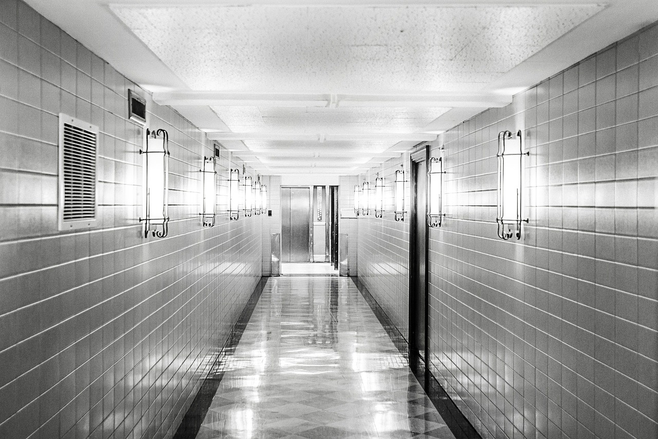 corridor hallway floor free photo