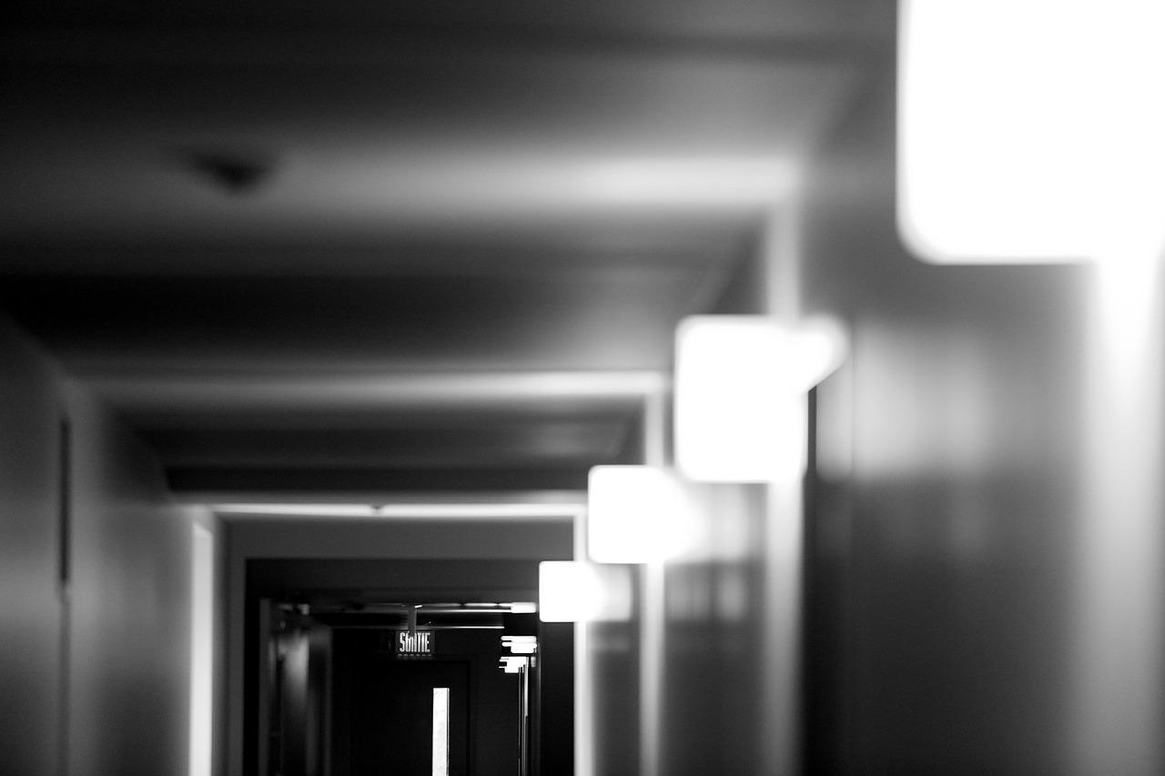 corridor indoor lights free photo