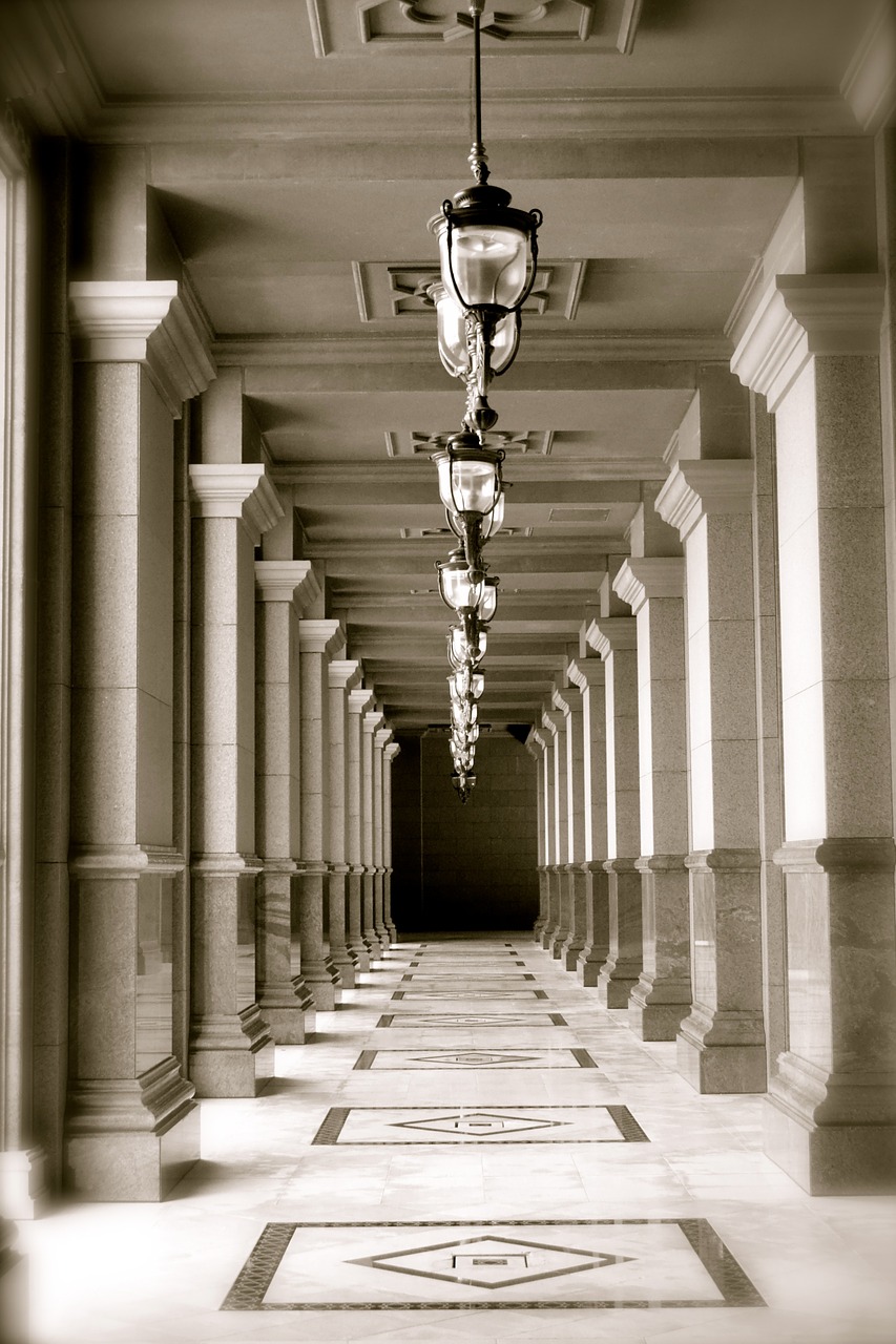 corridor architecture hall free photo