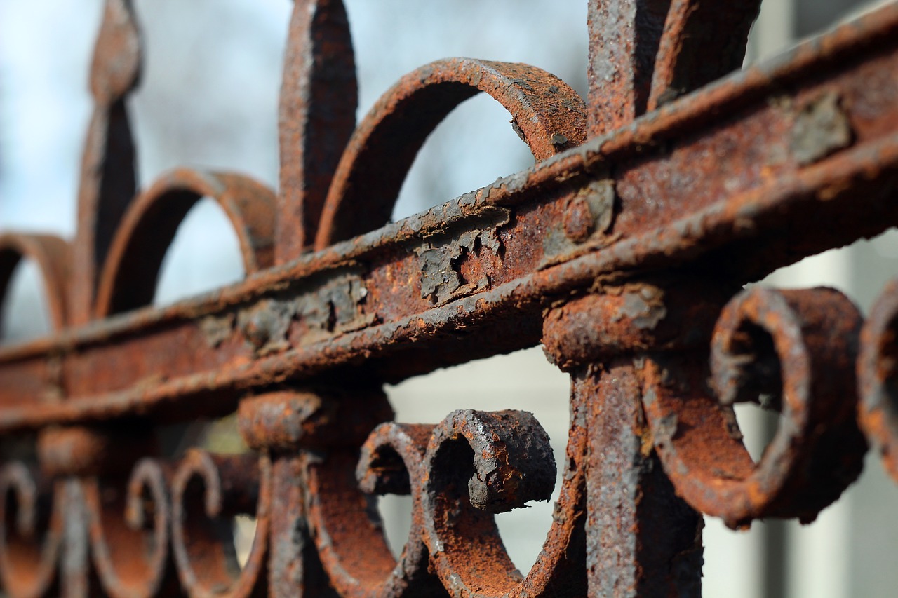 corrosion  fencing  brown free photo