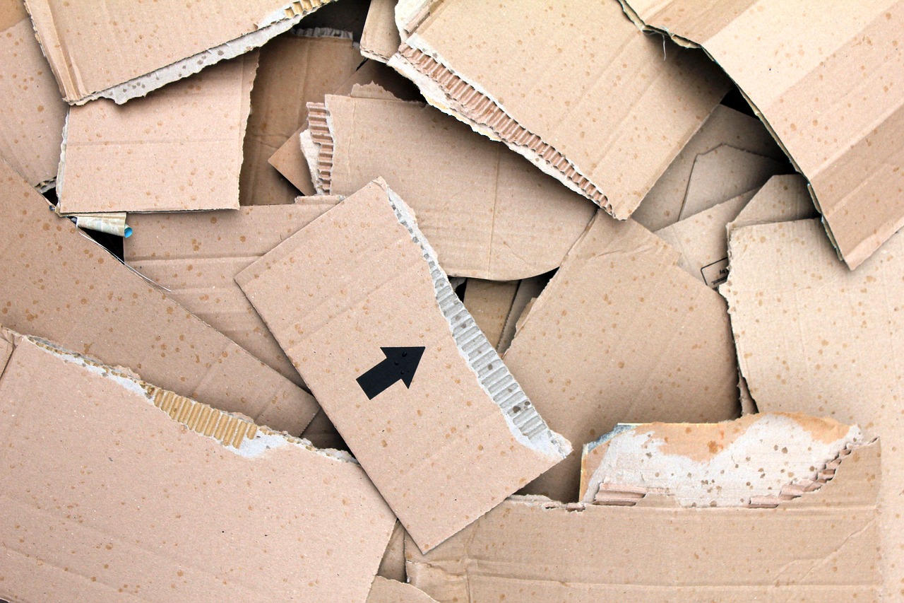 corrugated cardboard  sheets  torn paper free photo