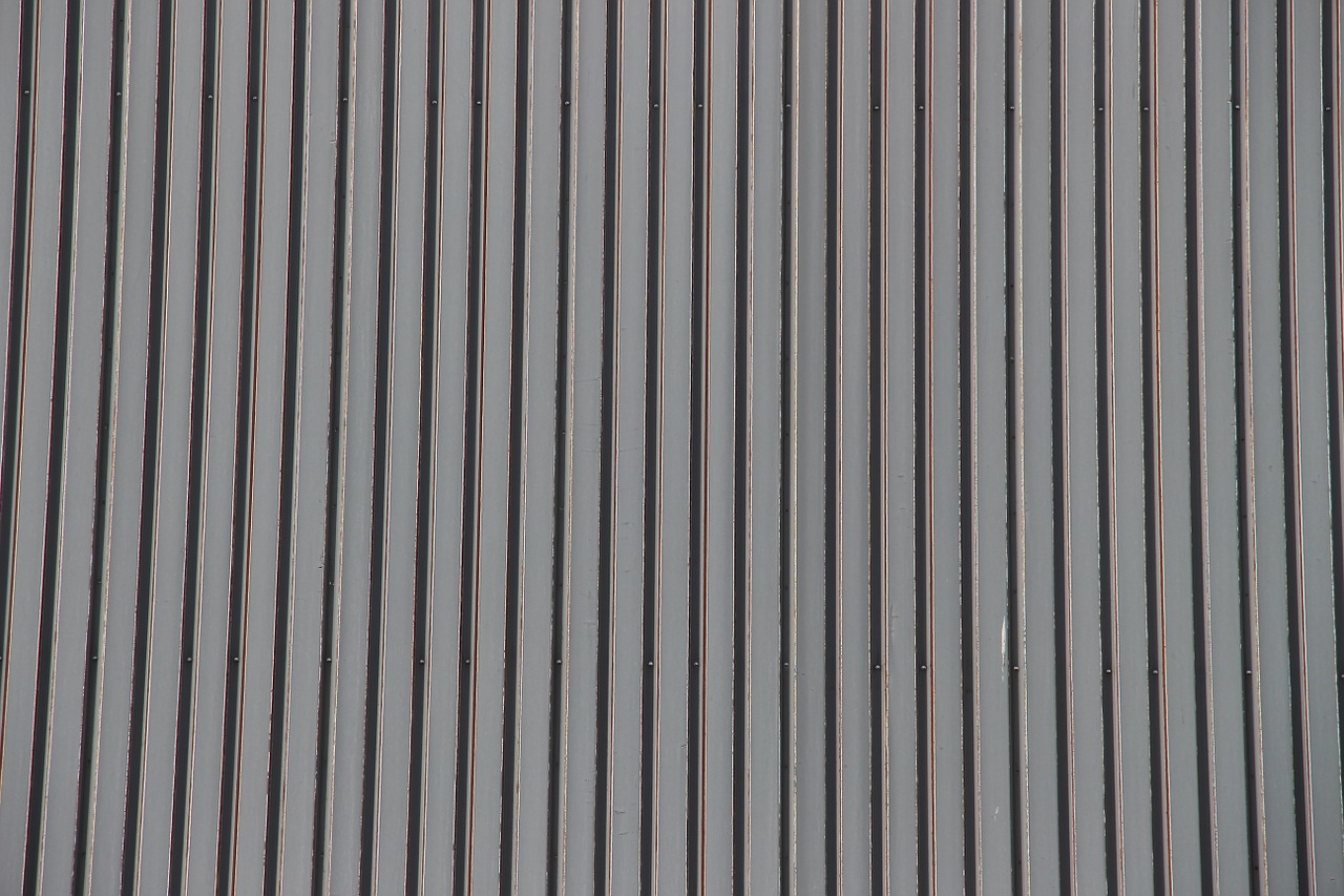 corrugated sheet facade sheet free photo