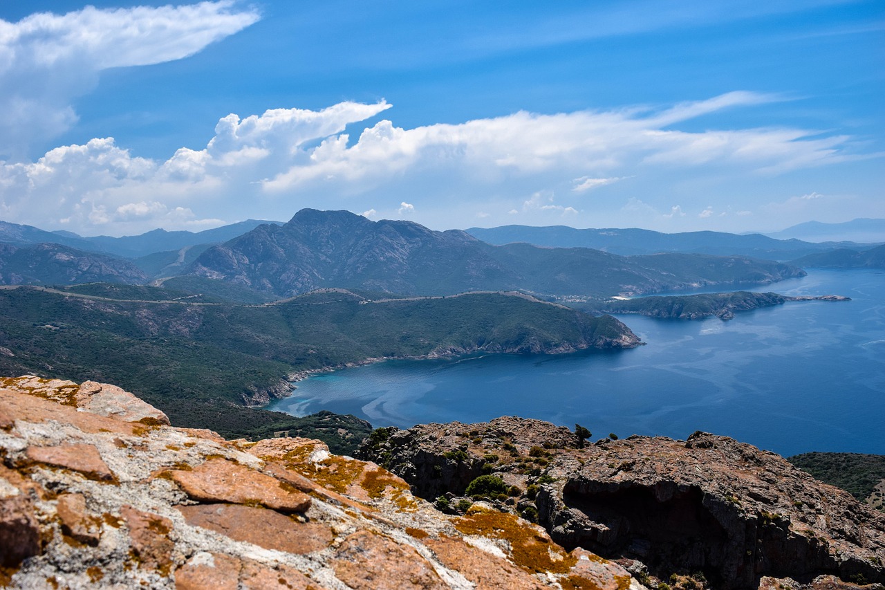 corsica mountains majestic free photo