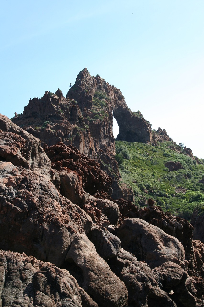 corsican nature rock free photo