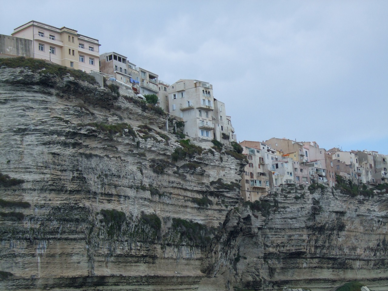 corsican bonifacio cliffs free photo