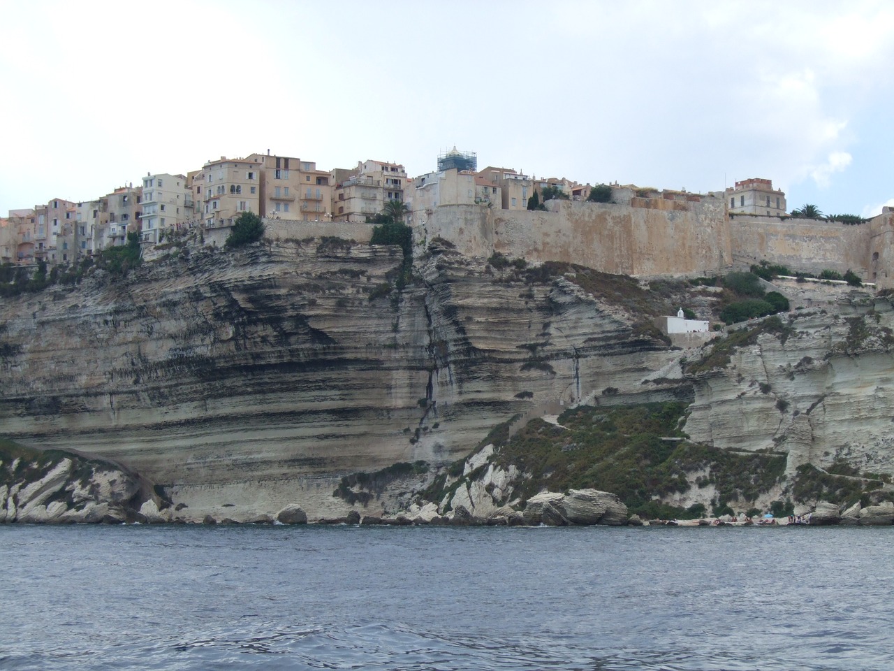 corsican bonifacio cliffs free photo