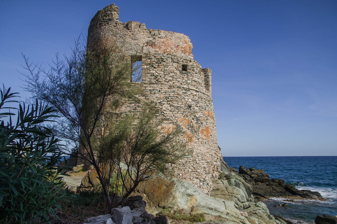 corsican  erbalunga  tower free photo