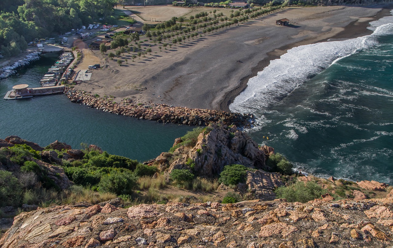 corsican  port  beach free photo