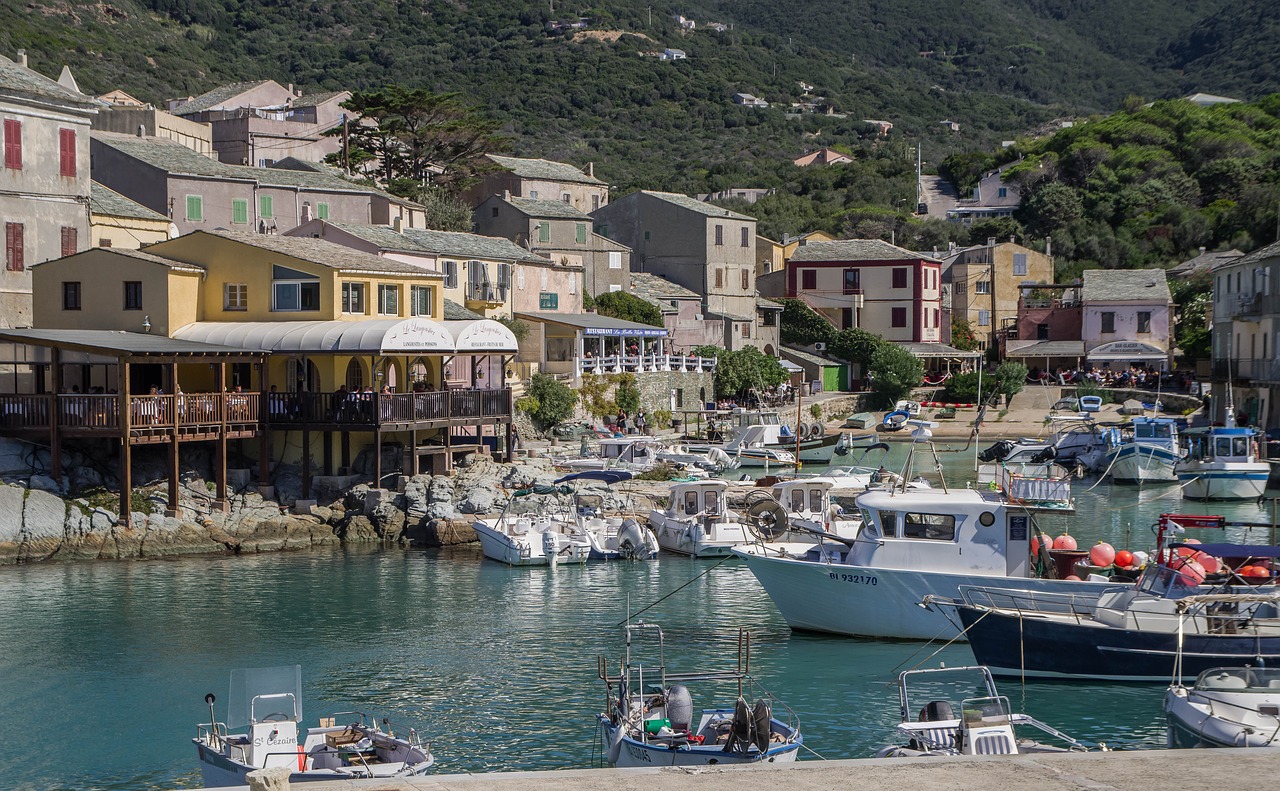 corsican  centuri  port free photo
