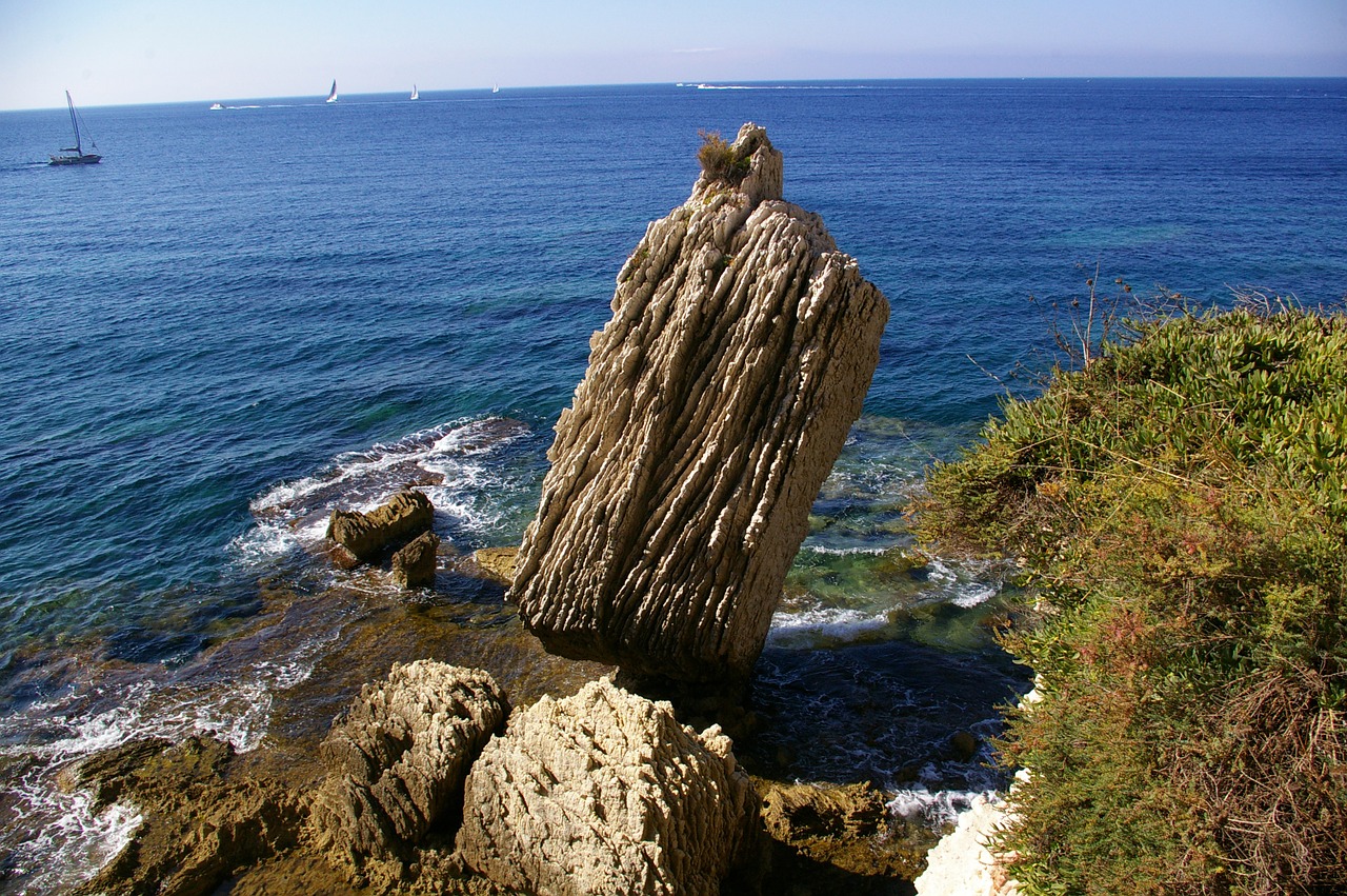 corsican rock sea free photo