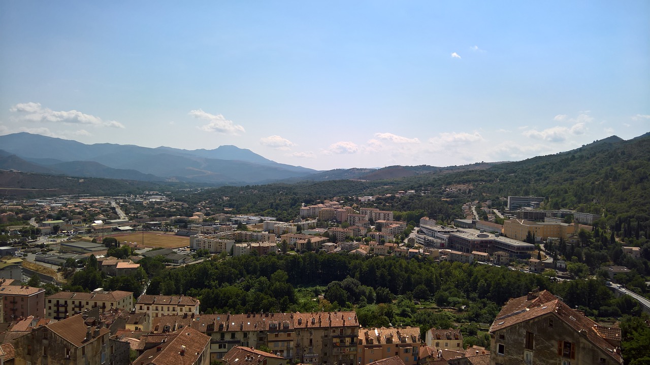 corte corsica city free photo