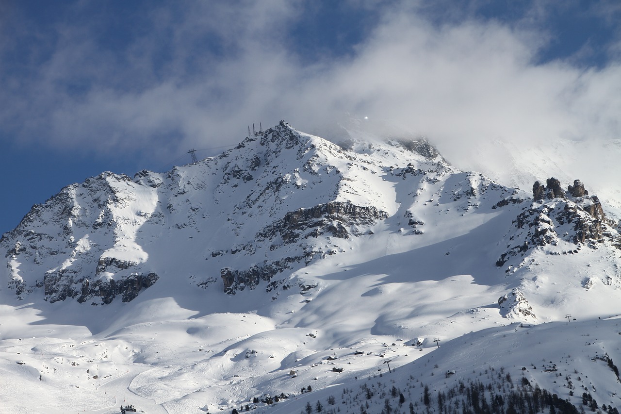 corvatsch  ski area  mountains free photo