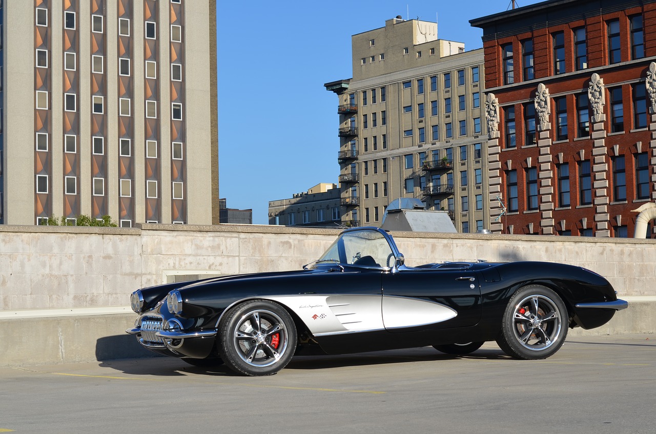 corvette classic corvette sportscar free photo