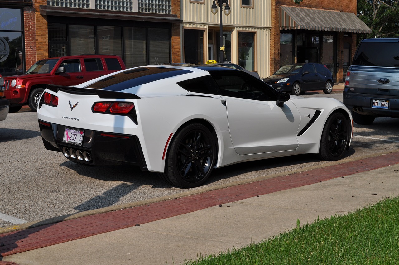 corvette chevrolet sport car free photo