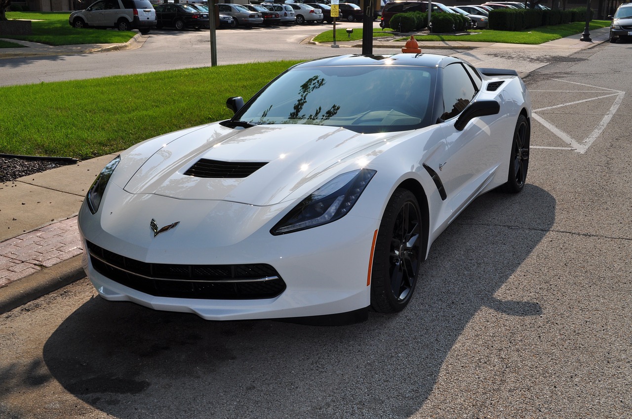 corvette chevrolet sport car free photo