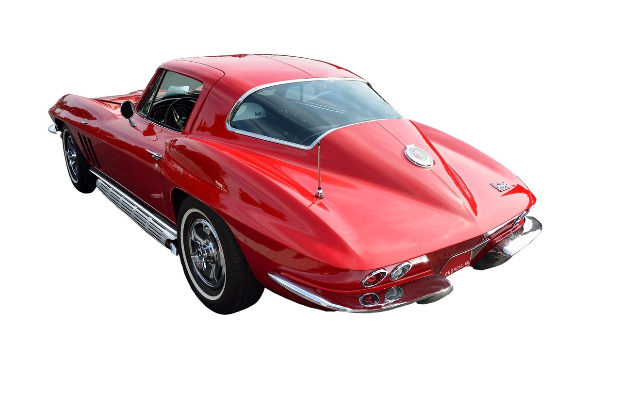 corvette stingray automobile car free photo