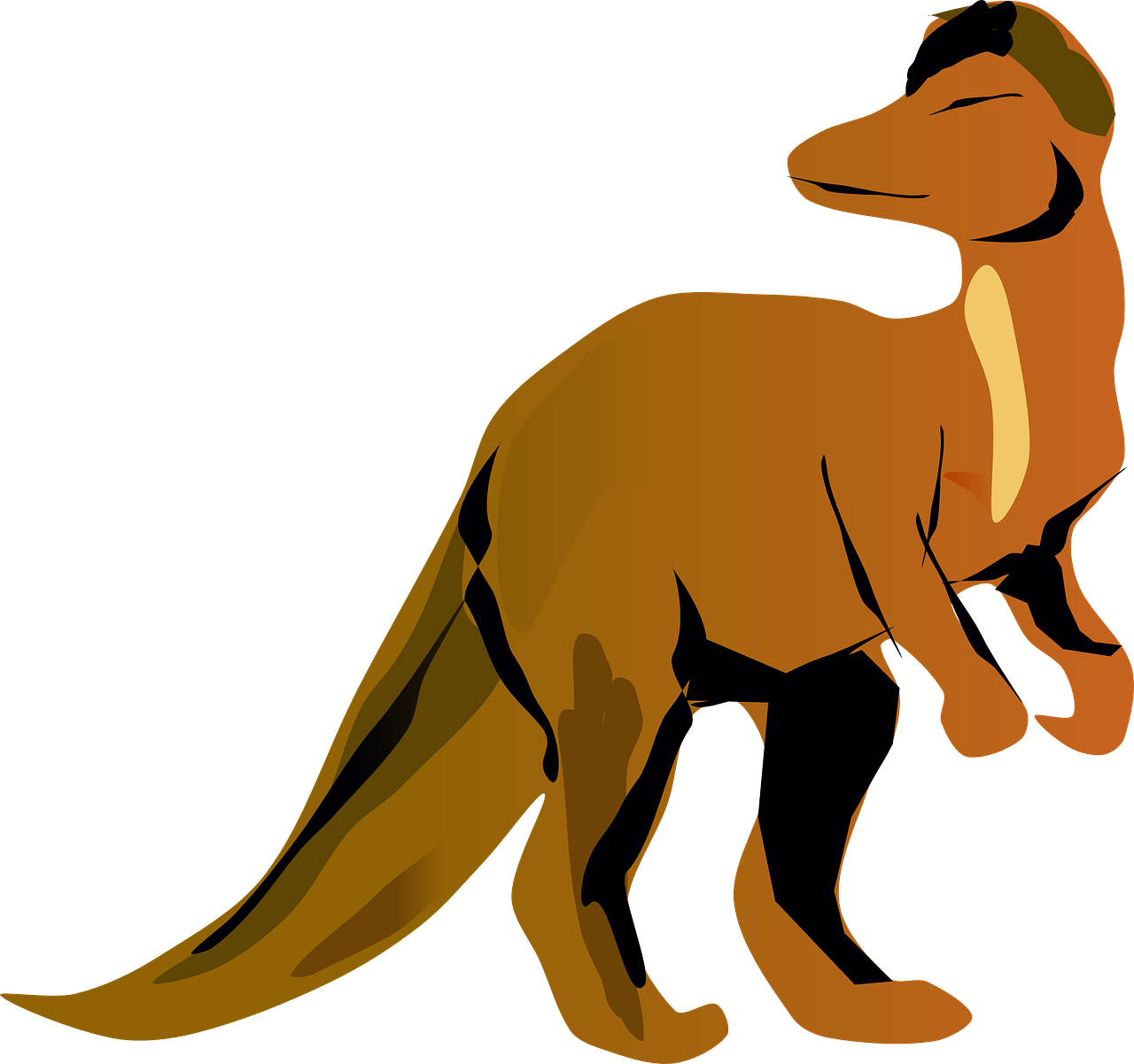 corythosaurus dinosaur reptile free photo