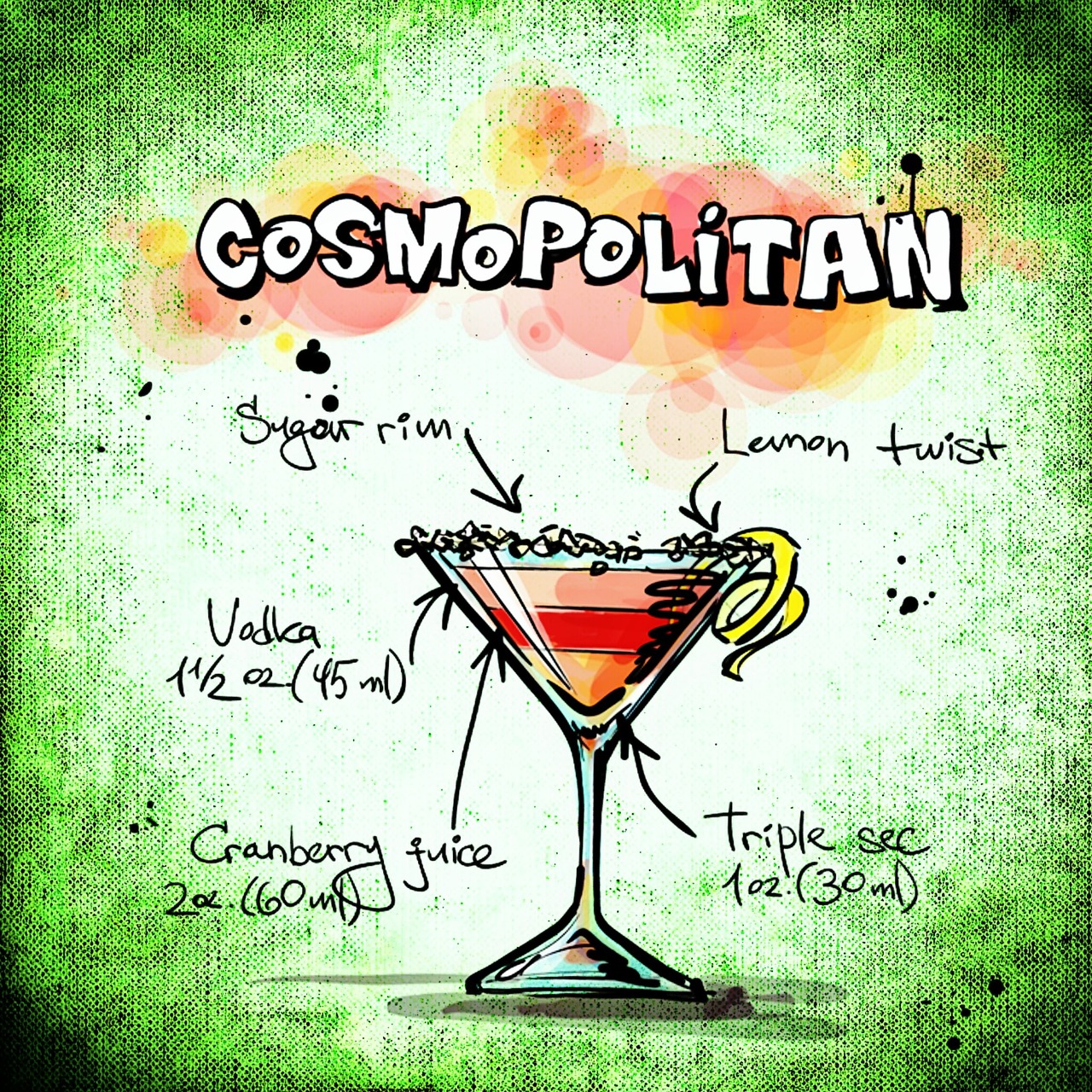 cosmopolitan cocktail drink free photo