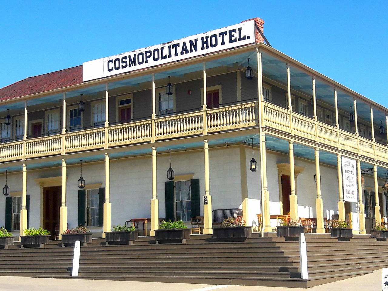 cosmopolitan hotel hotel historic free photo