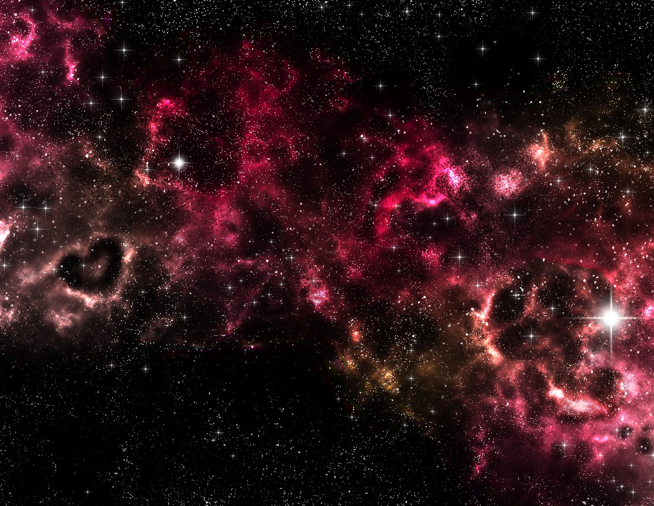 cosmos  space  night free photo