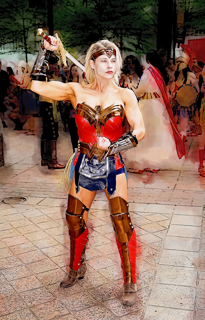 cosplay wonder woman costume free photo