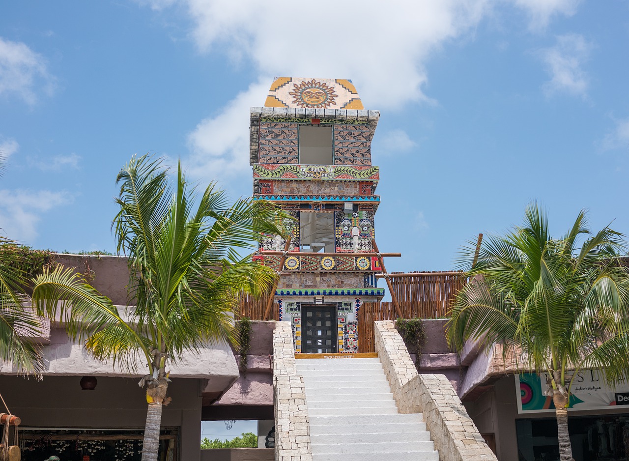 costa maya  mexico  tower free photo