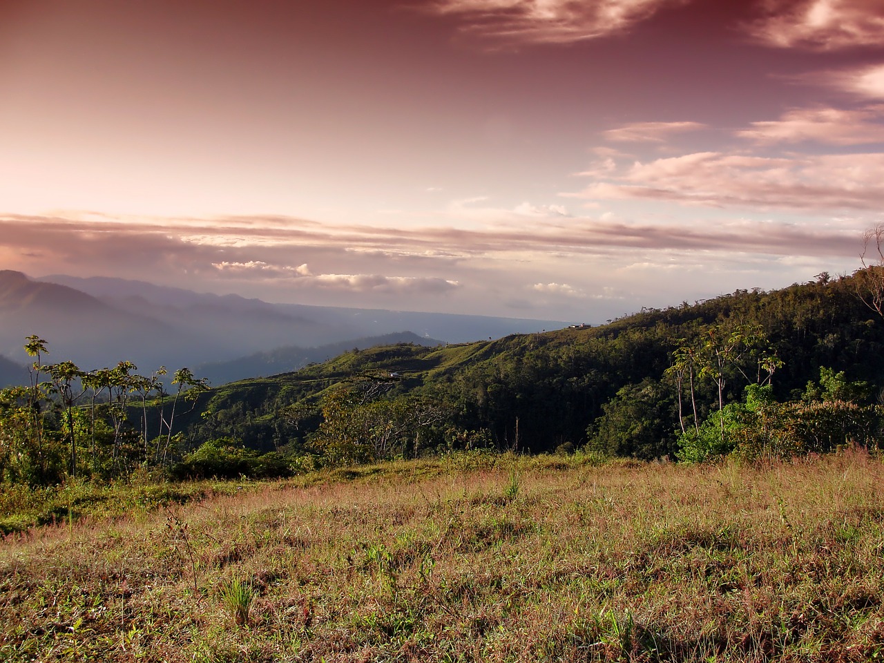 costa rica landscape mountains free photo