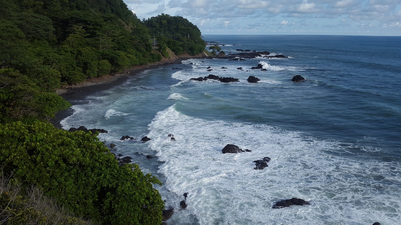 costa rica beach sea free photo