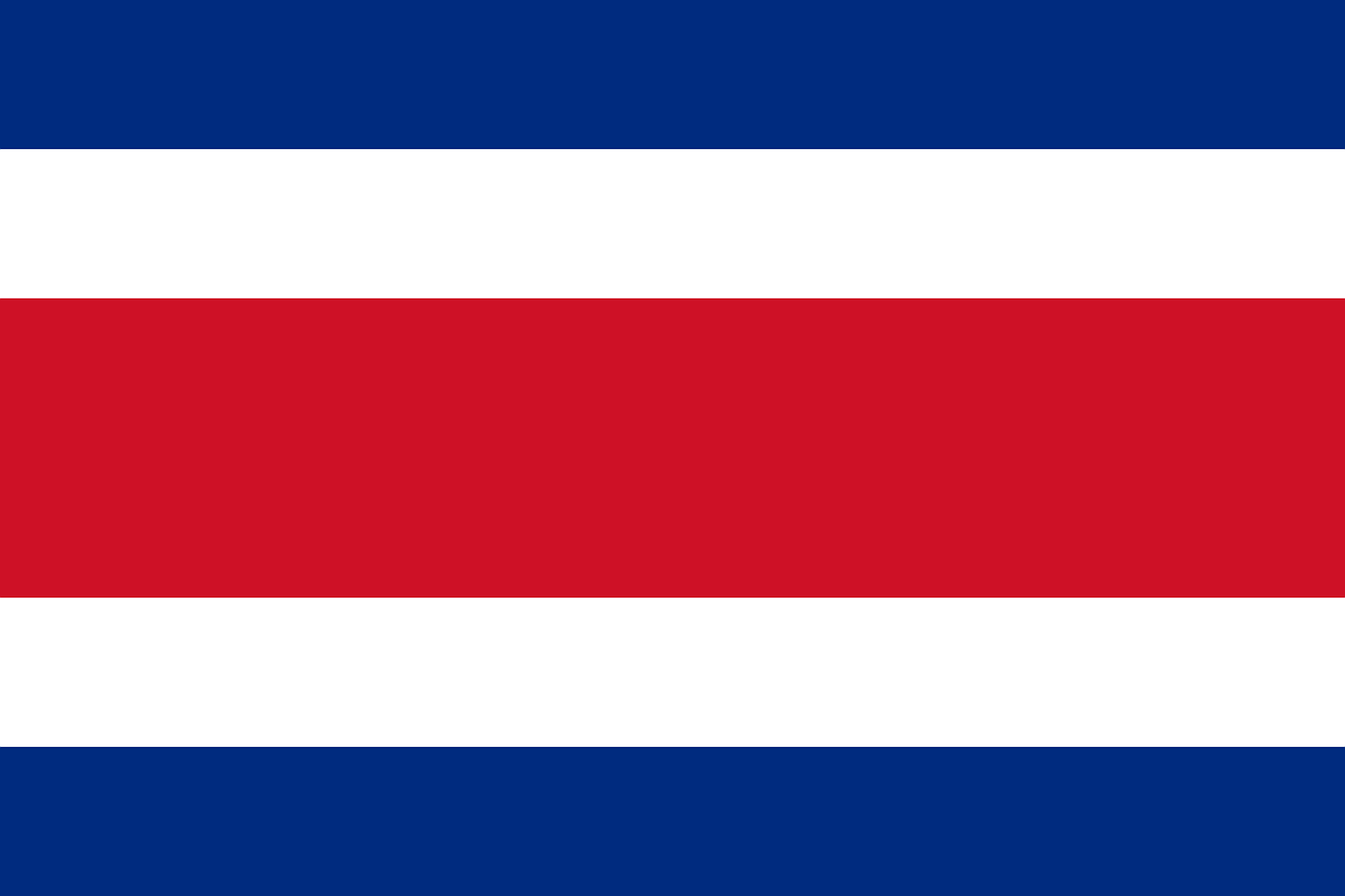 costa rica flag national flag free photo