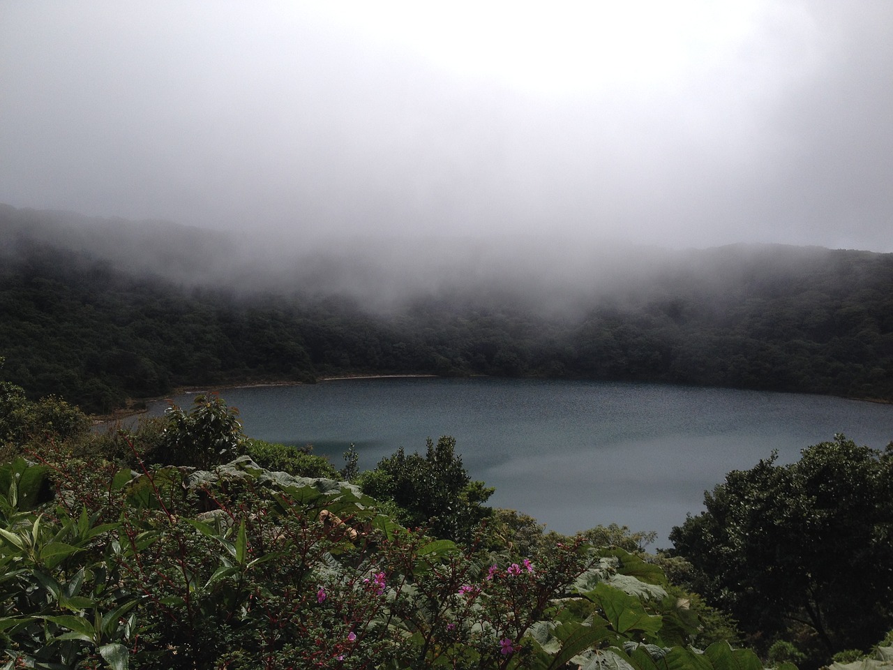 costa rica nature lake free photo