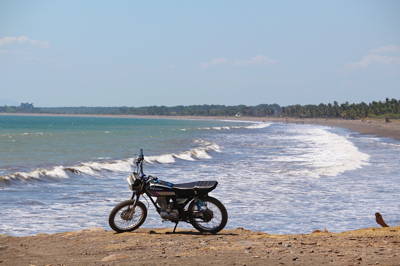 costa rica  bike  motorbike free photo