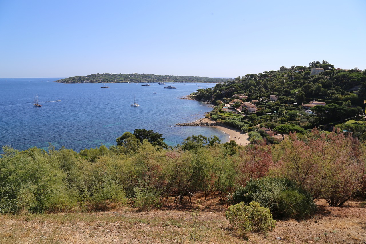 côte d ' azur sea st tropez free photo