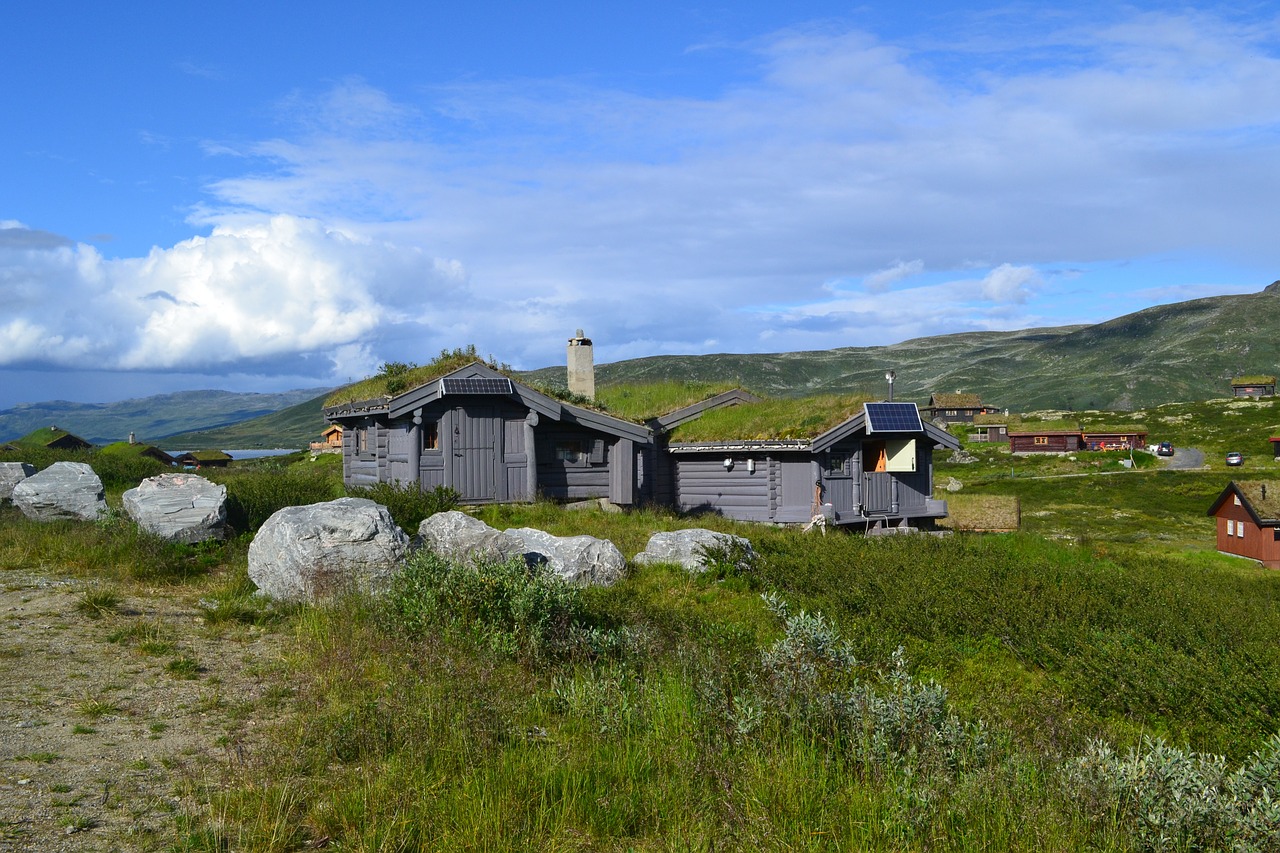 cottage top mountain free photo