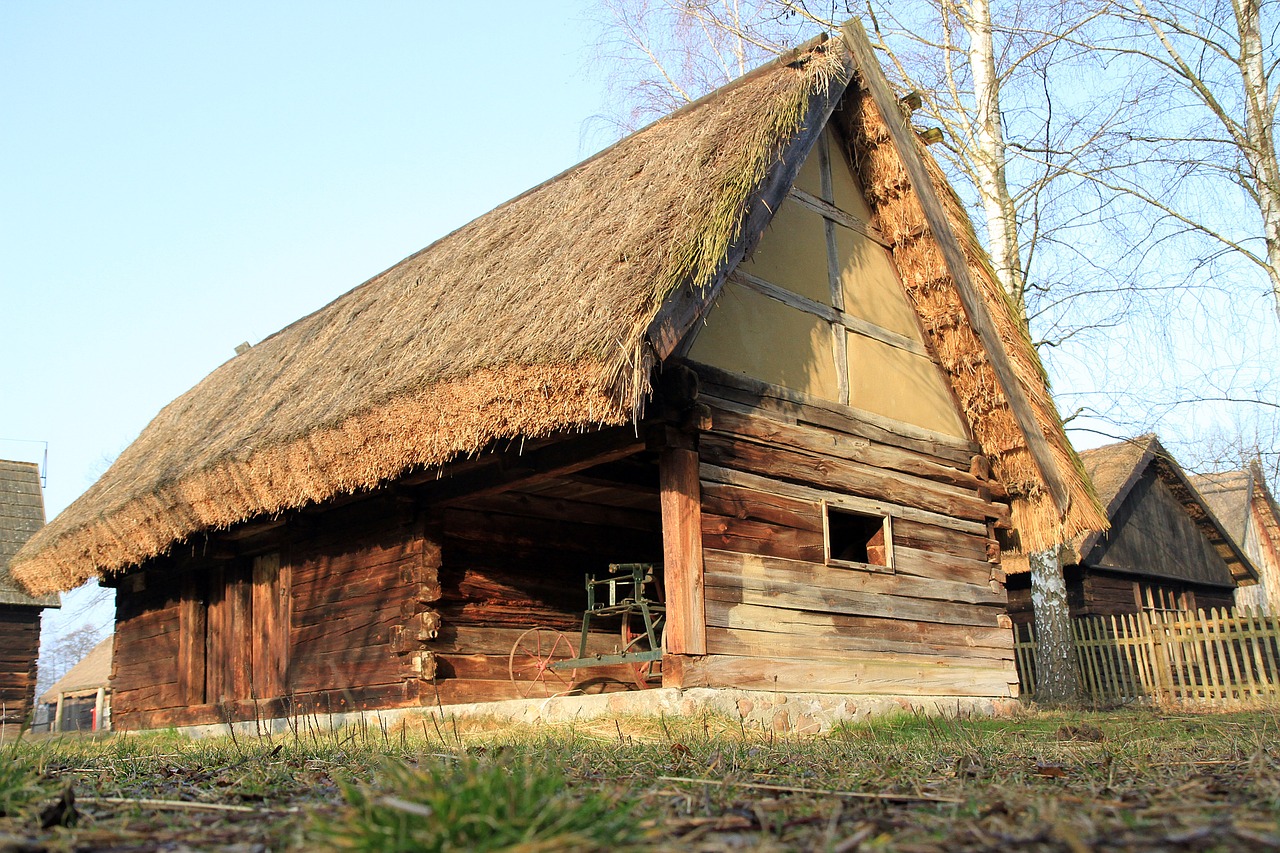 cottage house open air museum free photo