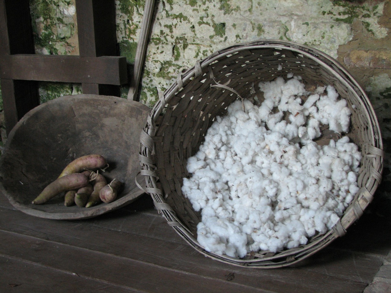 cotton yams basket free photo