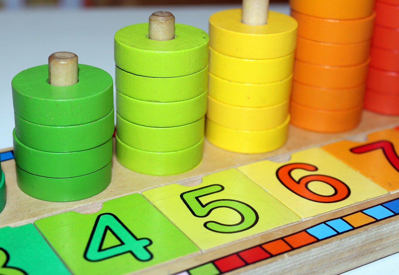 counting education toy wooden free photo