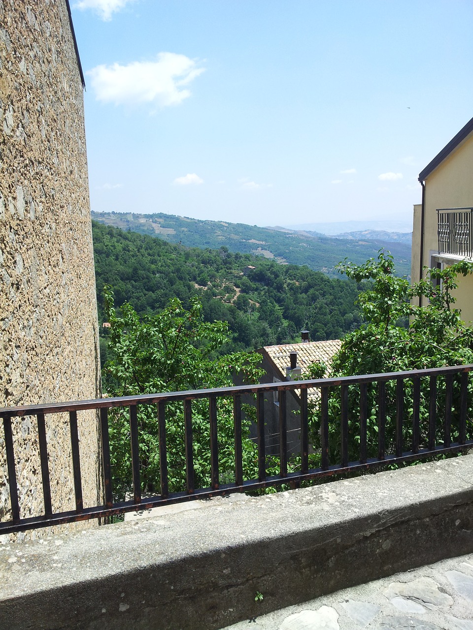 country railing mountain free photo