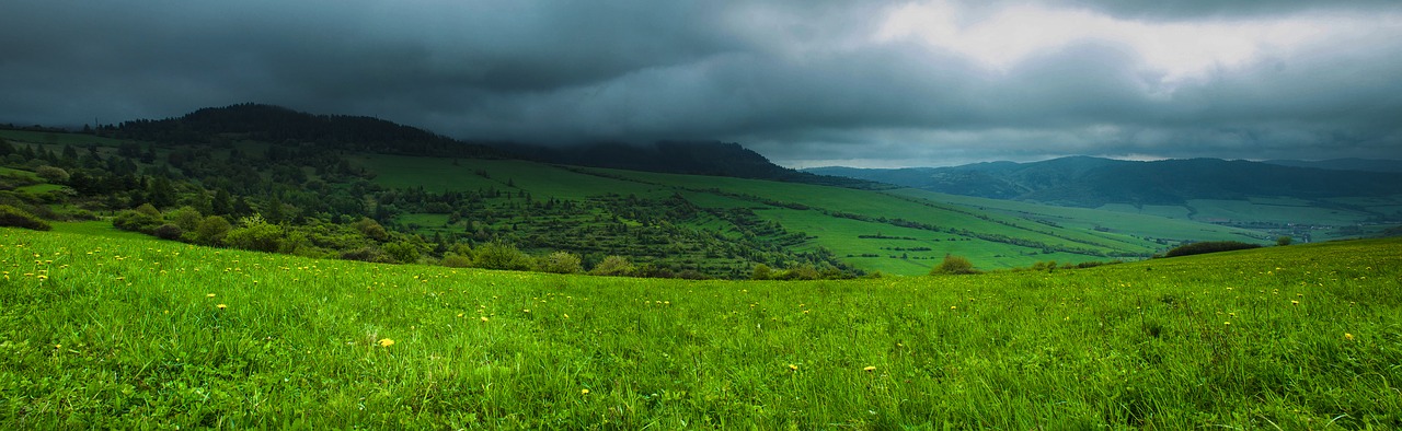 country panorama storm free photo