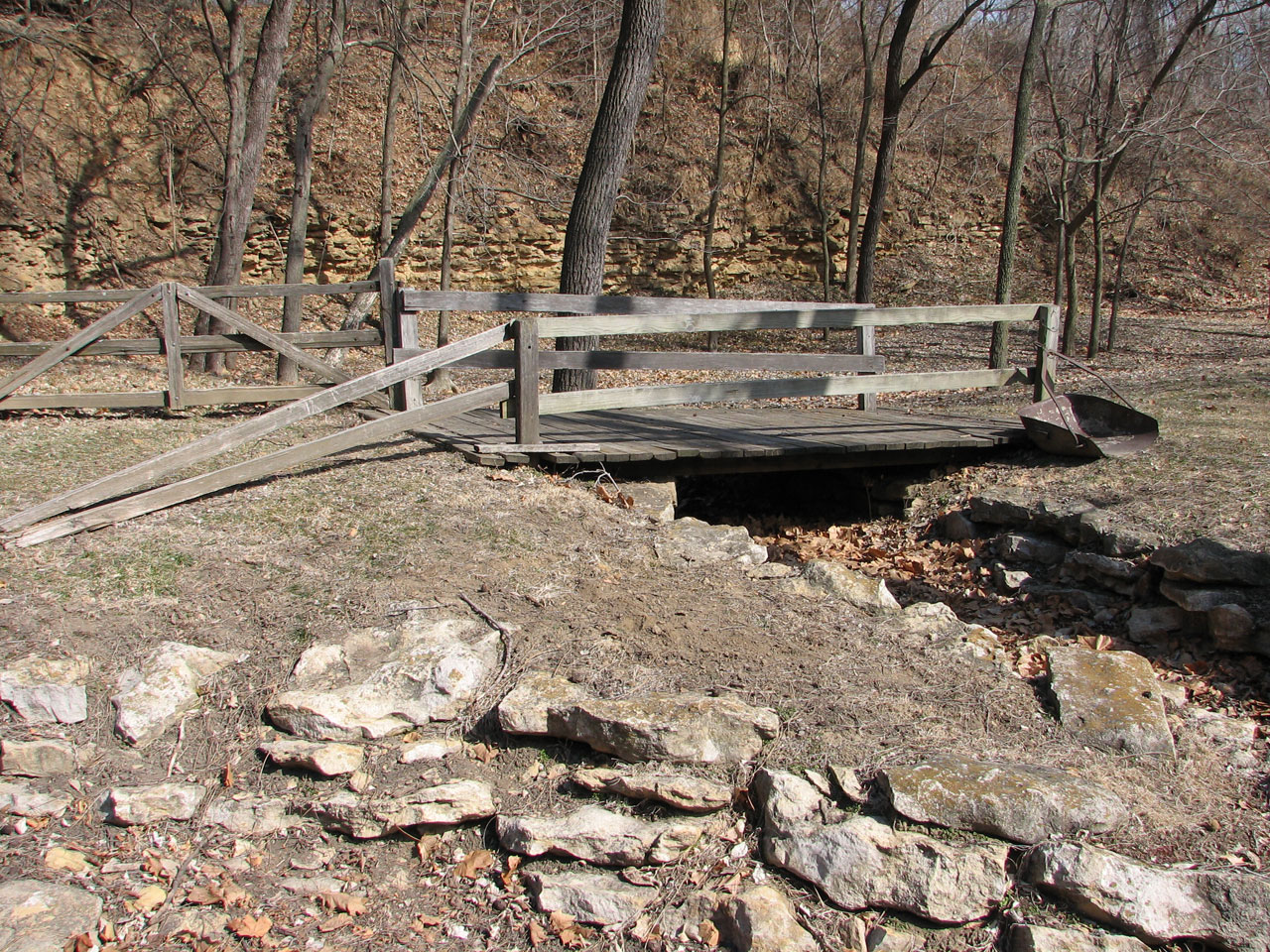 bridge fall autumn free photo