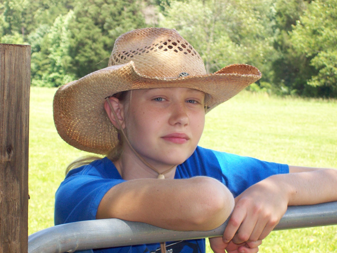 country girl hat cowgirl free photo