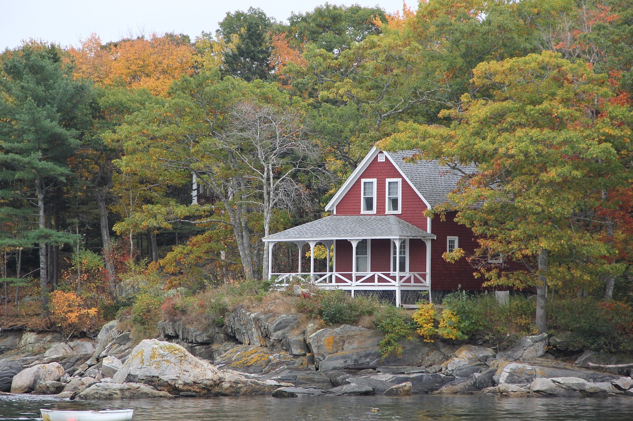 country home colors house free photo