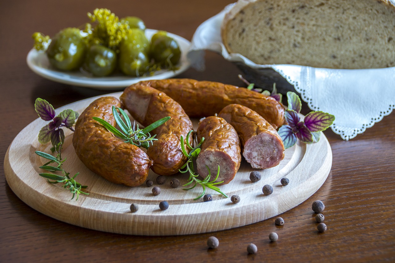 country sausage regional products traditional food free photo