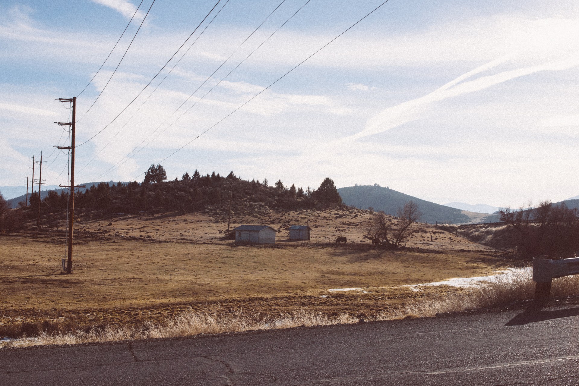 vintage country view free photo
