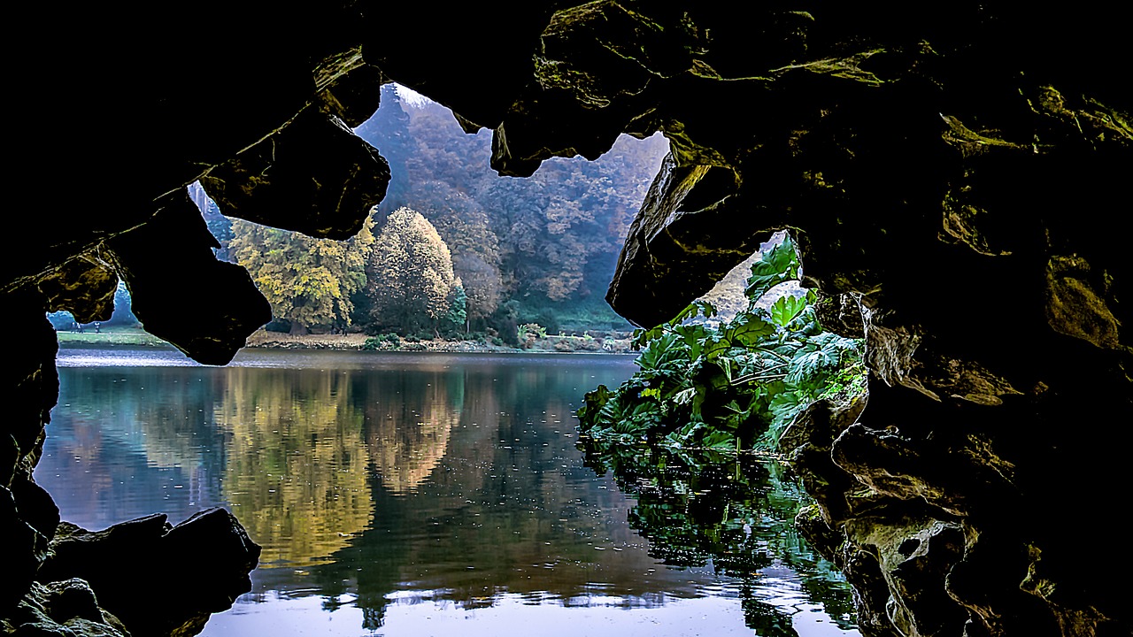 countryside lake nature free photo