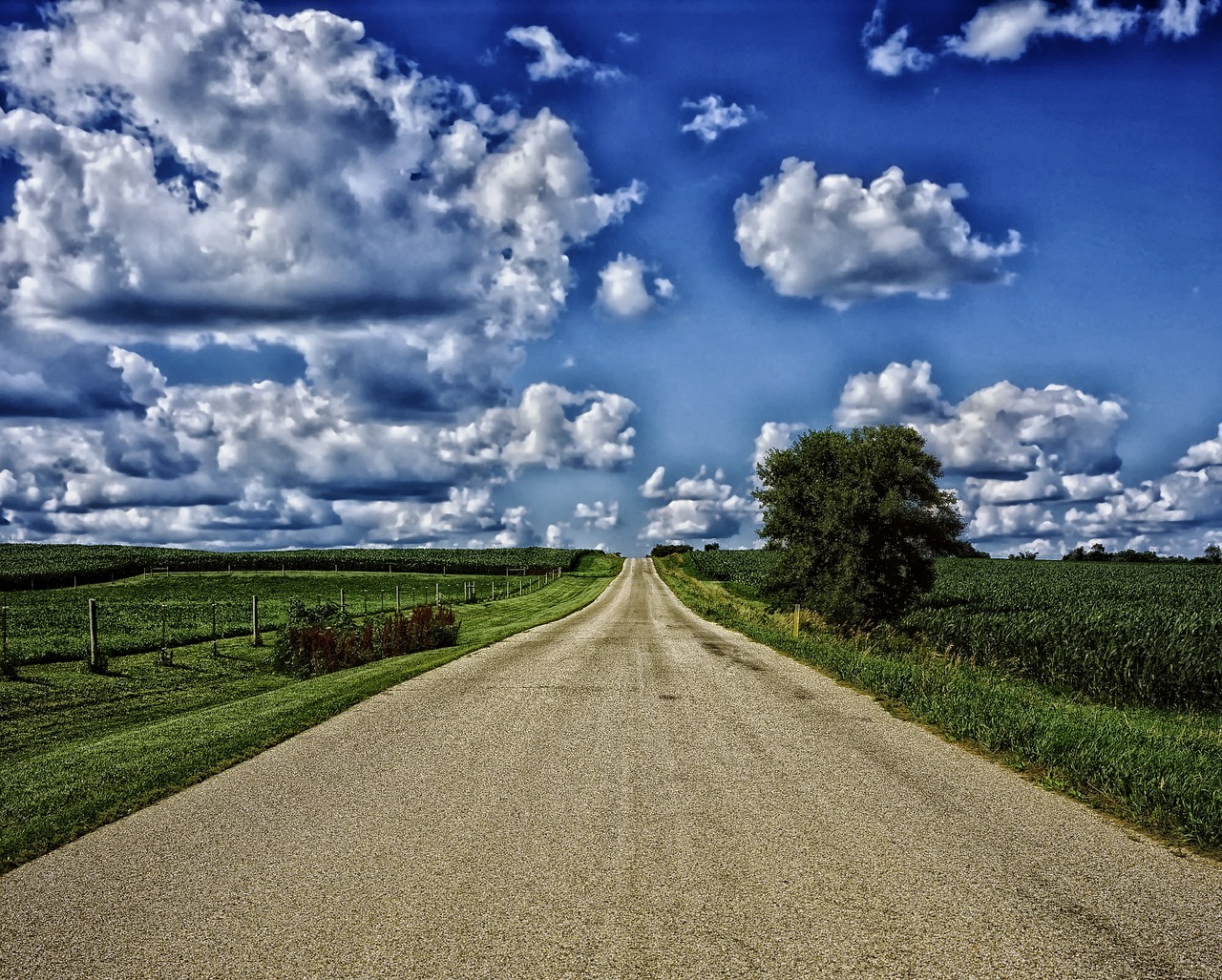 countryside rural road free photo