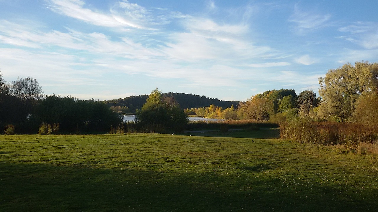 countryside lake forest free photo