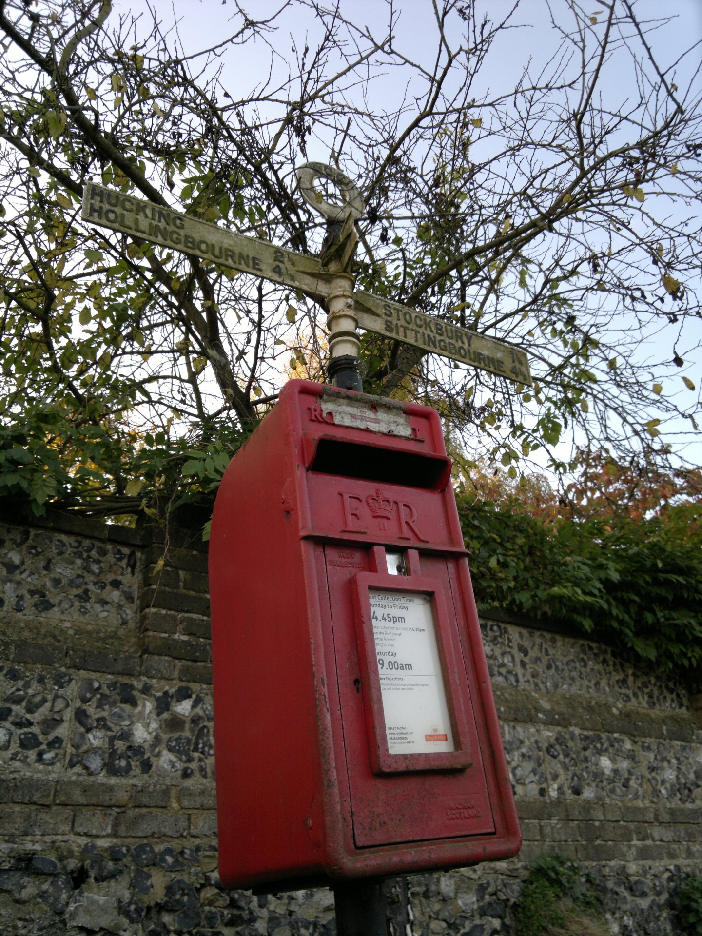 postbox post box countryside free photo